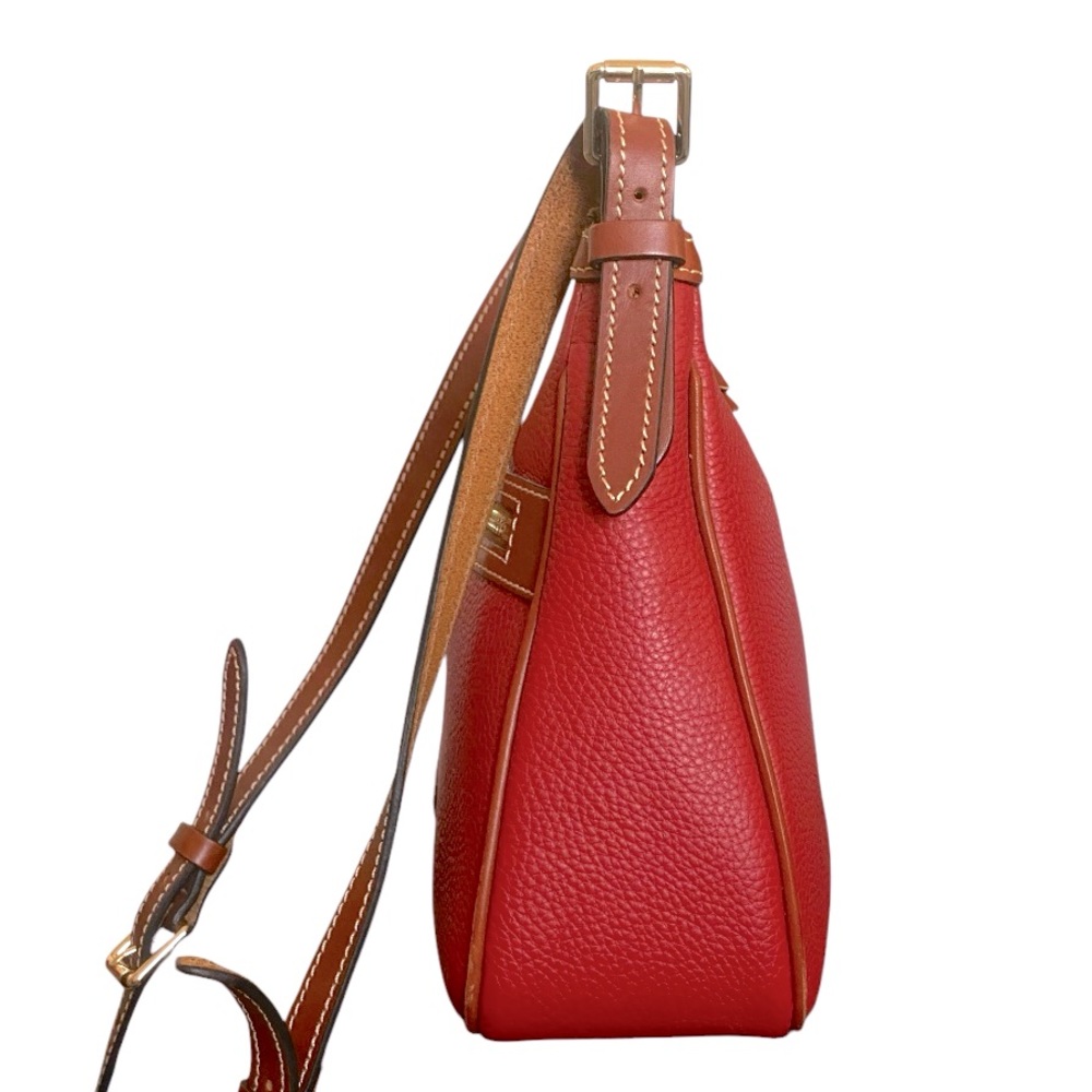 Dooney & Bourke Presley Pebble Leather Crossbody W/ Adjustable Shoulder Strap - Picture 8 of 9